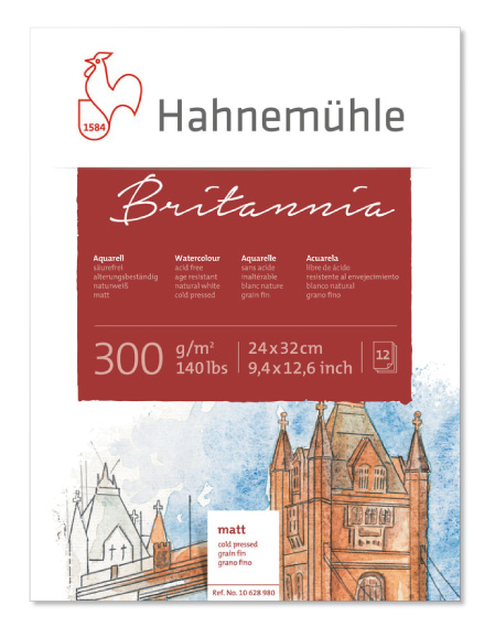 Hahnemuhle ブリタニア水彩紙